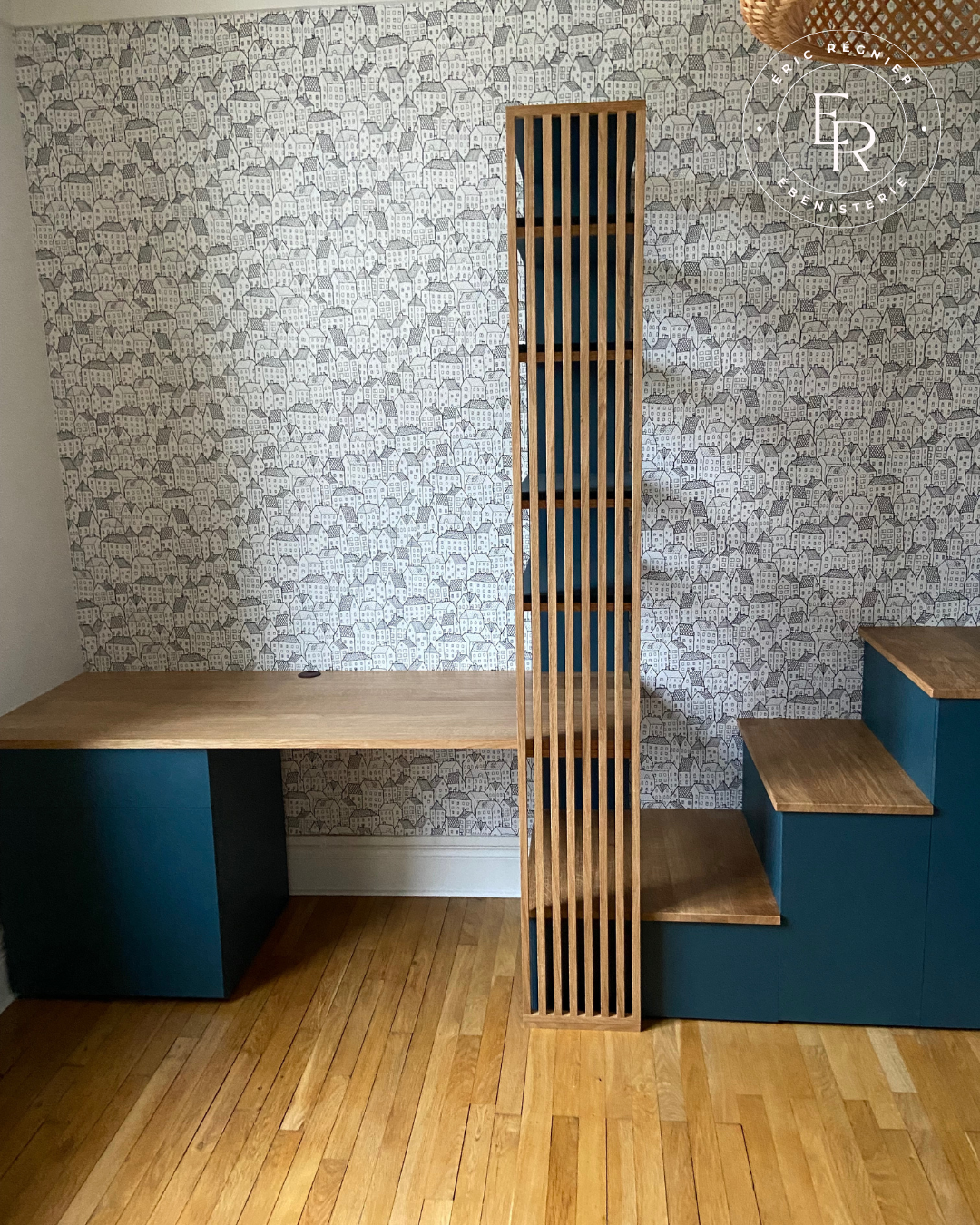 Chambre sur mesure enfant Eric Regnier ebenisterie